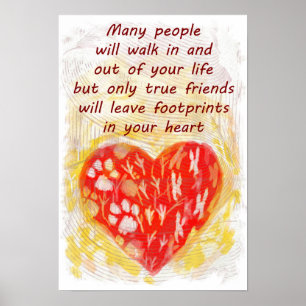 Poster Citation de l'ami vrai