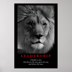 Poster Citation de leadership inspirationnel Fierté de li