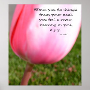 Poster Citation de Rumi