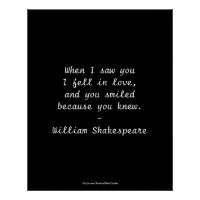 Citation De Shakespeare - Je Suis Tombé Amoureux