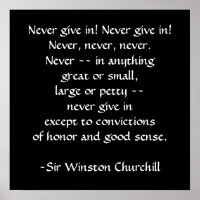 Citation de Sir Winston Churchill par SRF