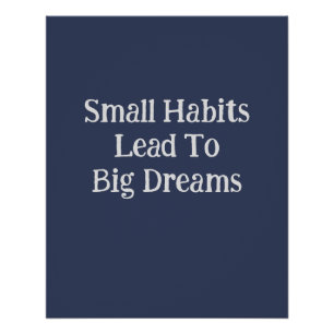 Poster Citation de texte inspirationnel Cool moderne Homm