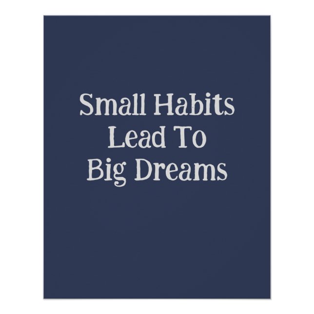 Poster Citation de texte inspirationnel Cool moderne Homm (Devant)