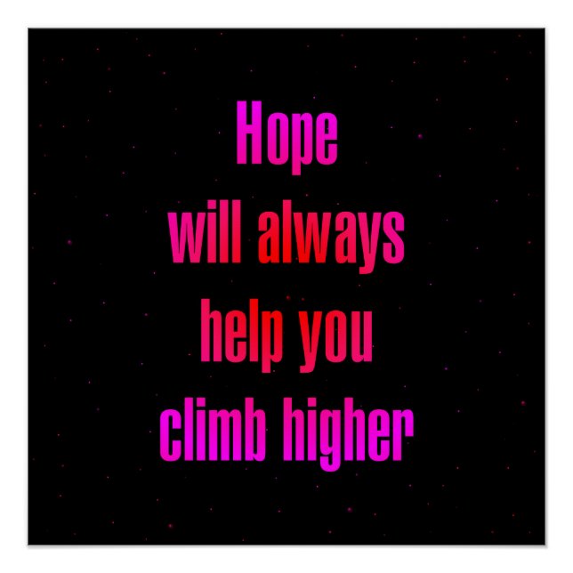 Poster Citation d'encouragement # 102 (Devant)