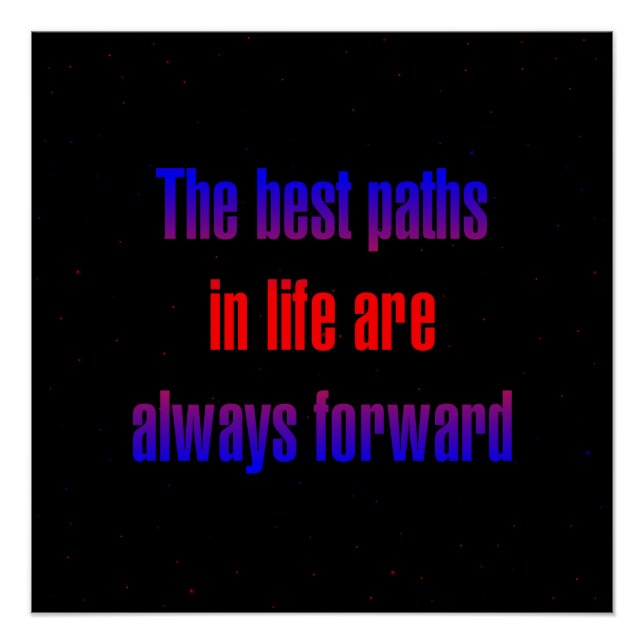 Poster Citation d'encouragement # 150 (Devant)