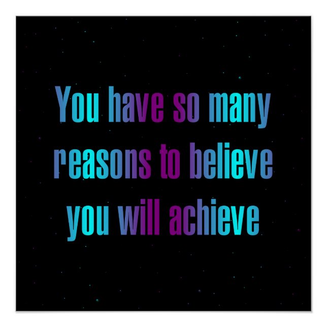 Poster Citation d'encouragement # 333 (Devant)