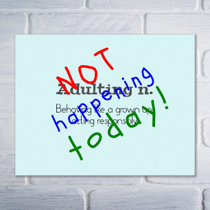 Poster Citation drôle pas adultère