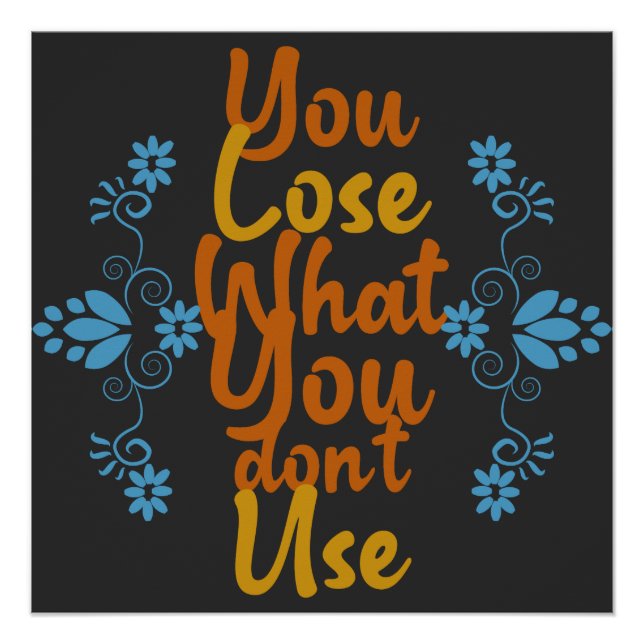 Poster Citation Fitness et Gym (Devant)