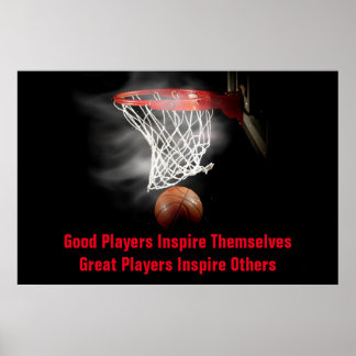 Poster Citation Inspirationnelle Basketball Inspiration J