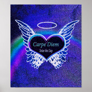 Poster Citation latine Carpe Diem