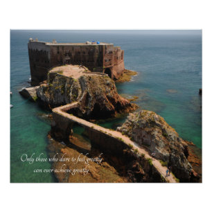 Poster Citation Motivative - Berlengas - Portugal