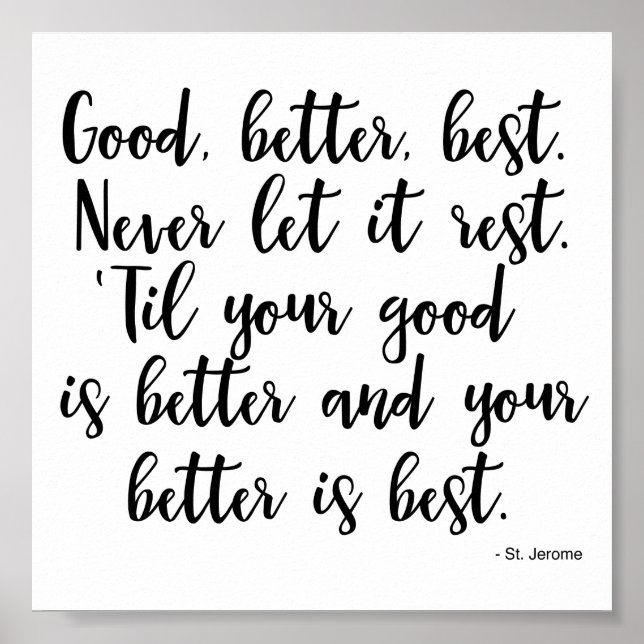 Poster Citation St. Jérôme - Auto Improvement (Devant)