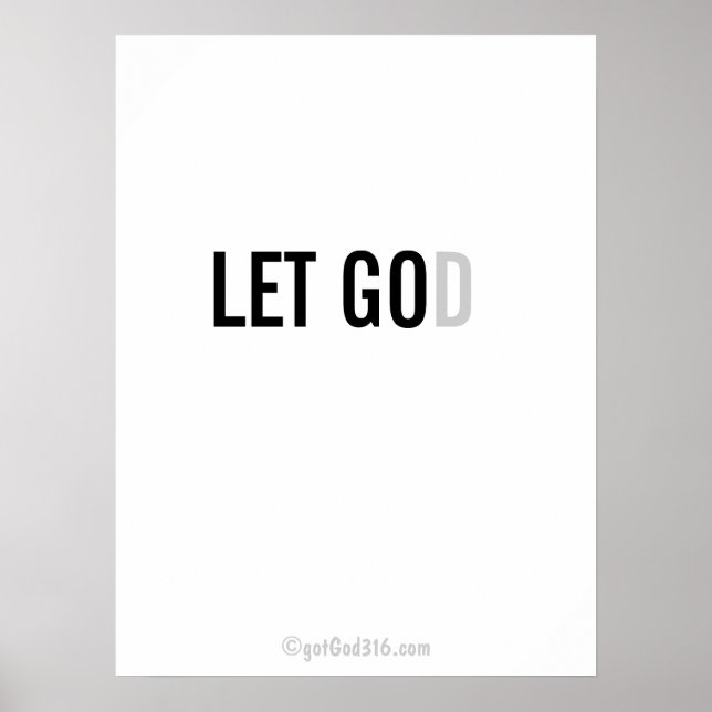 Poster Citations chrétiennes gotGod316.com Wall Art (Devant)