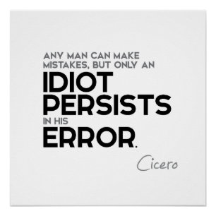 Poster CITATIONS : Cicero - faites les erreurs
