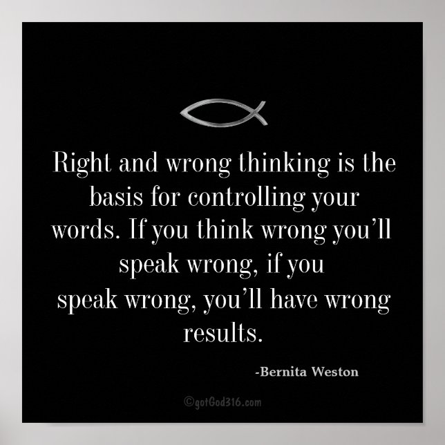 Poster Citations inspirantes clés pour la discipline (Devant)