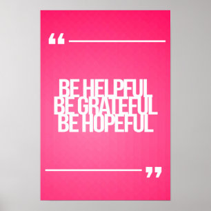 Poster Citations inspirées et de motivation