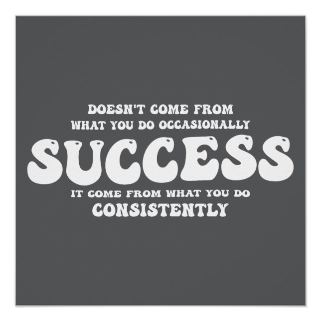 Poster Citations Motivationnelles Cohérence Provoque Succ (Devant)
