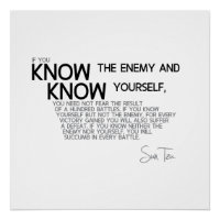 CITATIONS : Sun Tzu - Connaissez votre ennemi