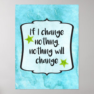 Poster Citer Motivation de changement positif