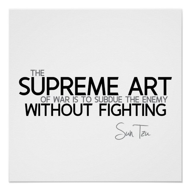 Poster CITES : Sun Tzu - Art Suprême (Devant)