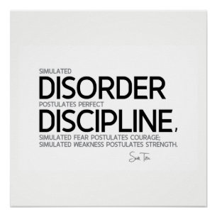 Poster CITES : Sun Tzu : Une discipline parfaite