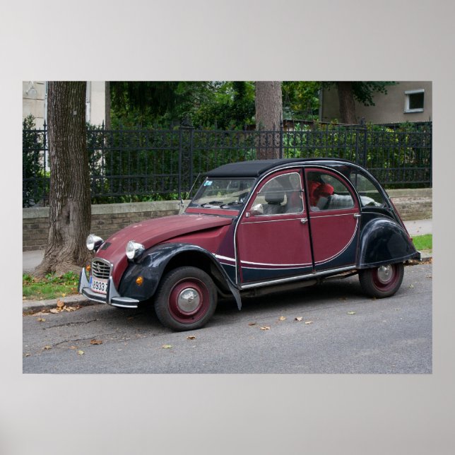 Poster Citroen 2 CV Charleston (Devant)