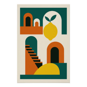 Poster Citron Méditerranéen -