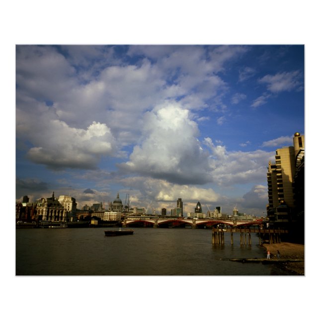 Poster City de Londres dans les années 1990 (Devant)