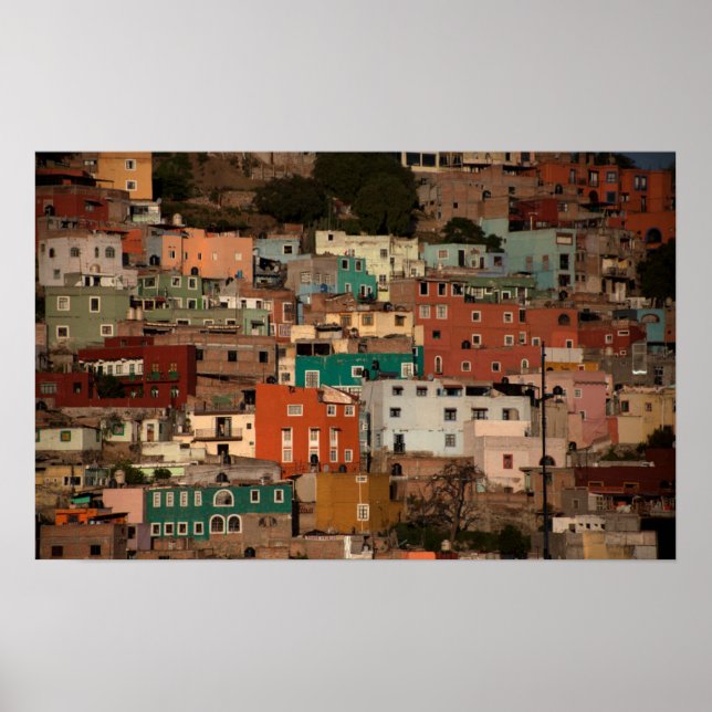 Poster Cityscape De Guanajuato, Mexique (Devant)