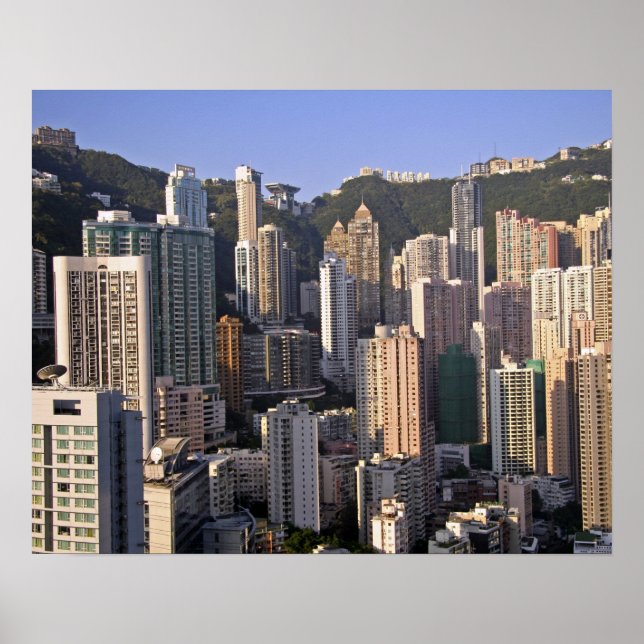 Poster Cityscape of Hong Kong, China (Devant)