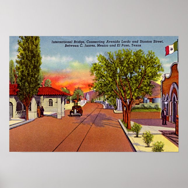 Poster Ciudad Juarez, Mexique (Devant)