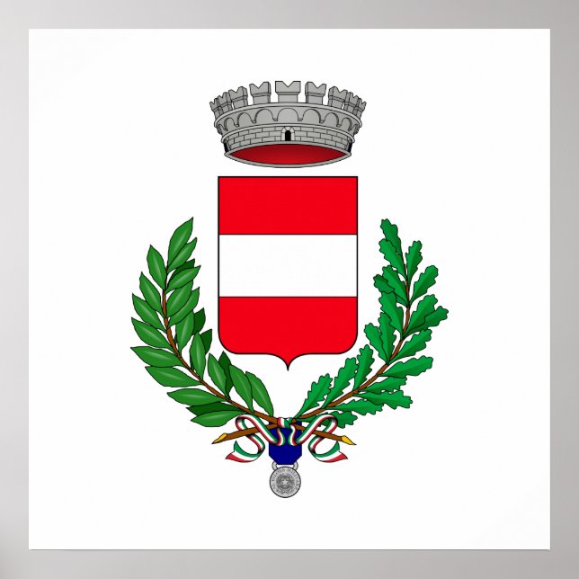 Poster Cividale del Friuli Stemma, Italie (Devant)