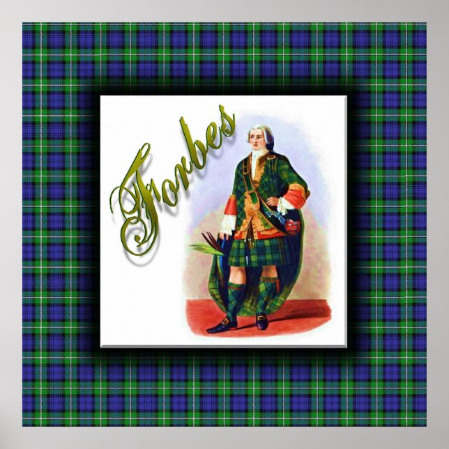 Poster Clan Forbes Scottish Dream (Devant)