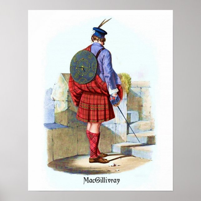 Poster Clan MacGillivray by R. R. McIan (Devant)