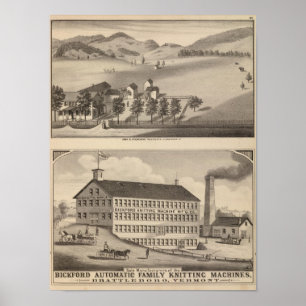 Poster Clarendon Bickford Tricot Machine