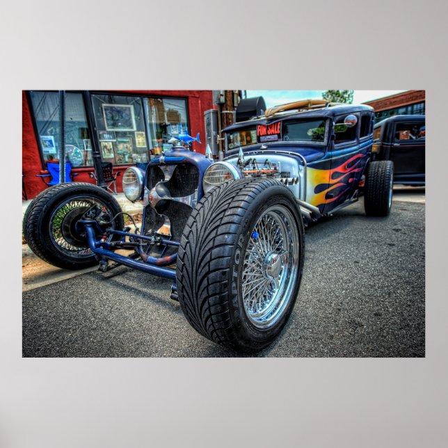 Poster Classic Hot Rod (Devant)