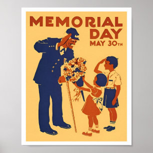 Poster classique de Memorial Day
