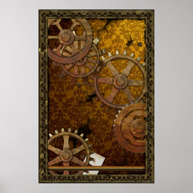 Poster classique Steampunk (Devant)