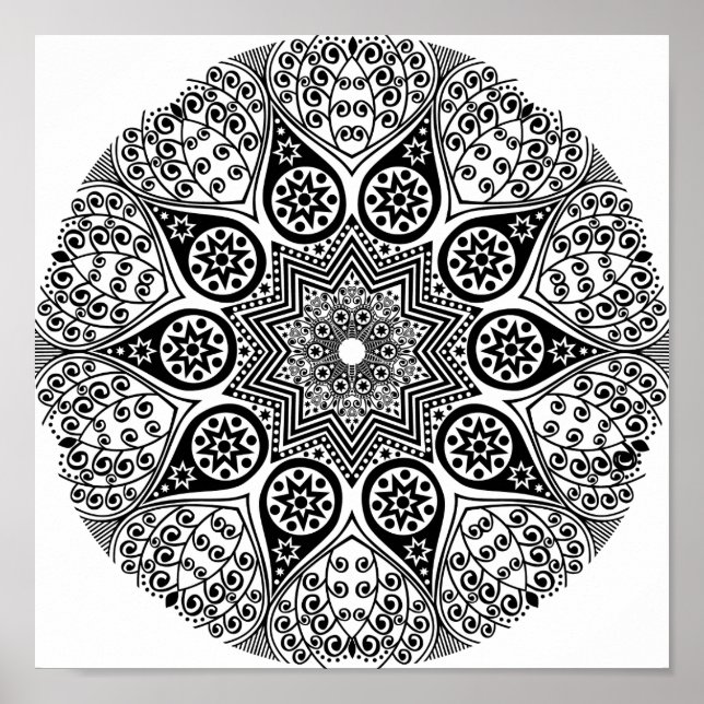 Poster Classy Mandala (Devant)