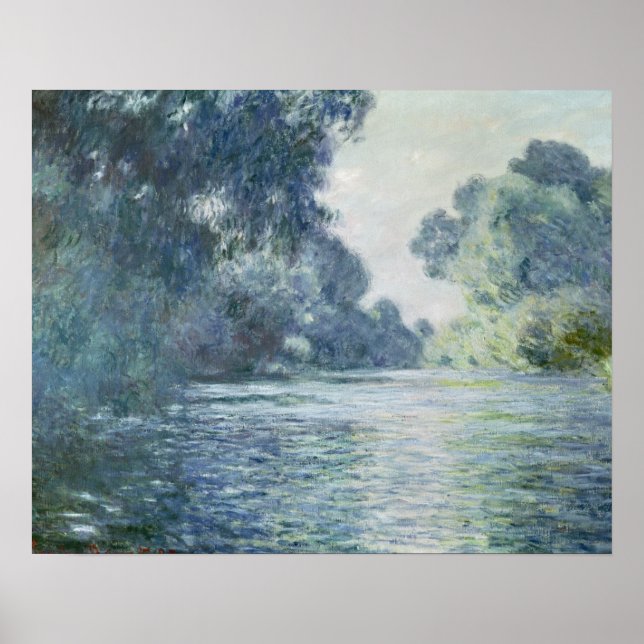 Poster Claude Monet | Branche de la Seine près de Giverny (Devant)