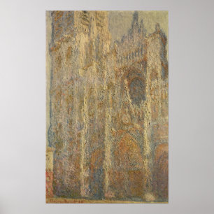 Poster Claude Monet   Cathédrale de Rouen, midi 1894