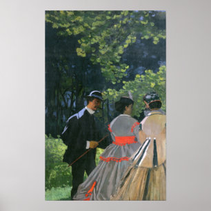 Poster Claude Monet Dejeuner sur l'Herbe, Chailly