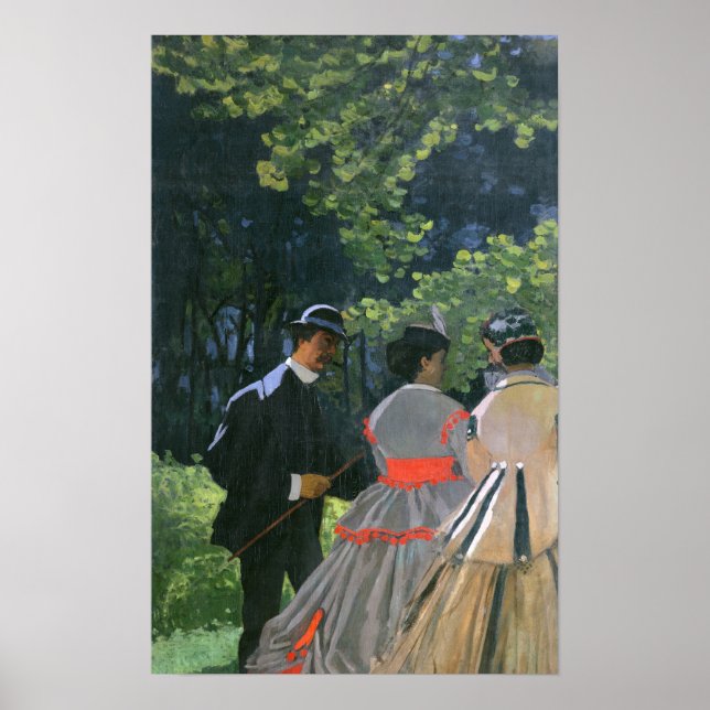 Poster Claude Monet | Dejeuner sur l'Herbe, Chailly (Devant)