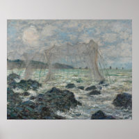 Claude Monet - Fishing Nets at Pourville