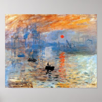 Poster Claude Monet Impression Sunrise
