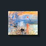 Poster Claude Monet Impression Sunrise<br><div class="desc">Huile sur toile de 1872. Lors de sa première exposition en 1874, Louis Leroy, critique d’art, a utilisé de façon irrésistible le terme "impressionniste", tiré du titre de ce tableau, pour décrire les oeuvres de Monet. Ce terme fut rapidement adopté par ce qui allait bientôt être appelé les peintres impressionnistes,...</div>