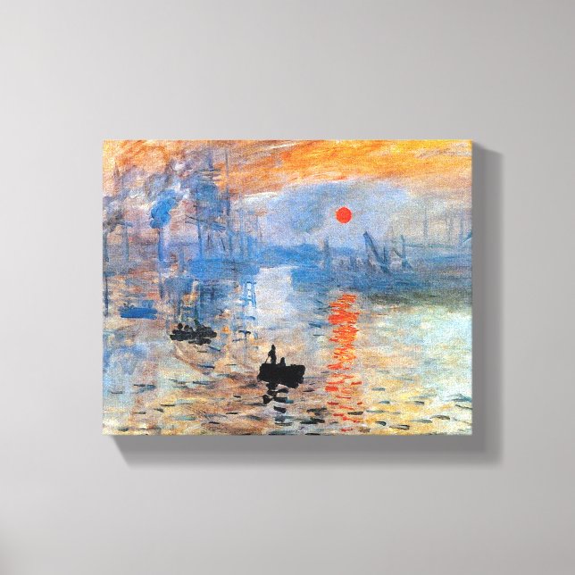 Poster Claude Monet Impression Sunrise (Recto)