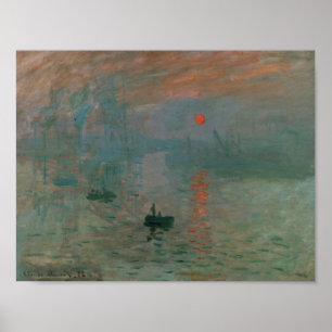 Poster Claude Monet - Impression, Sunrise