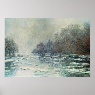 Poster Claude Monet   la coupure chez Vetheuil, c.1883