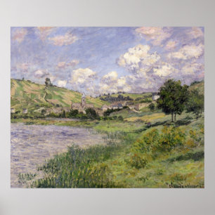 Poster Claude Monet   Landscape, Vetheuil, 1879